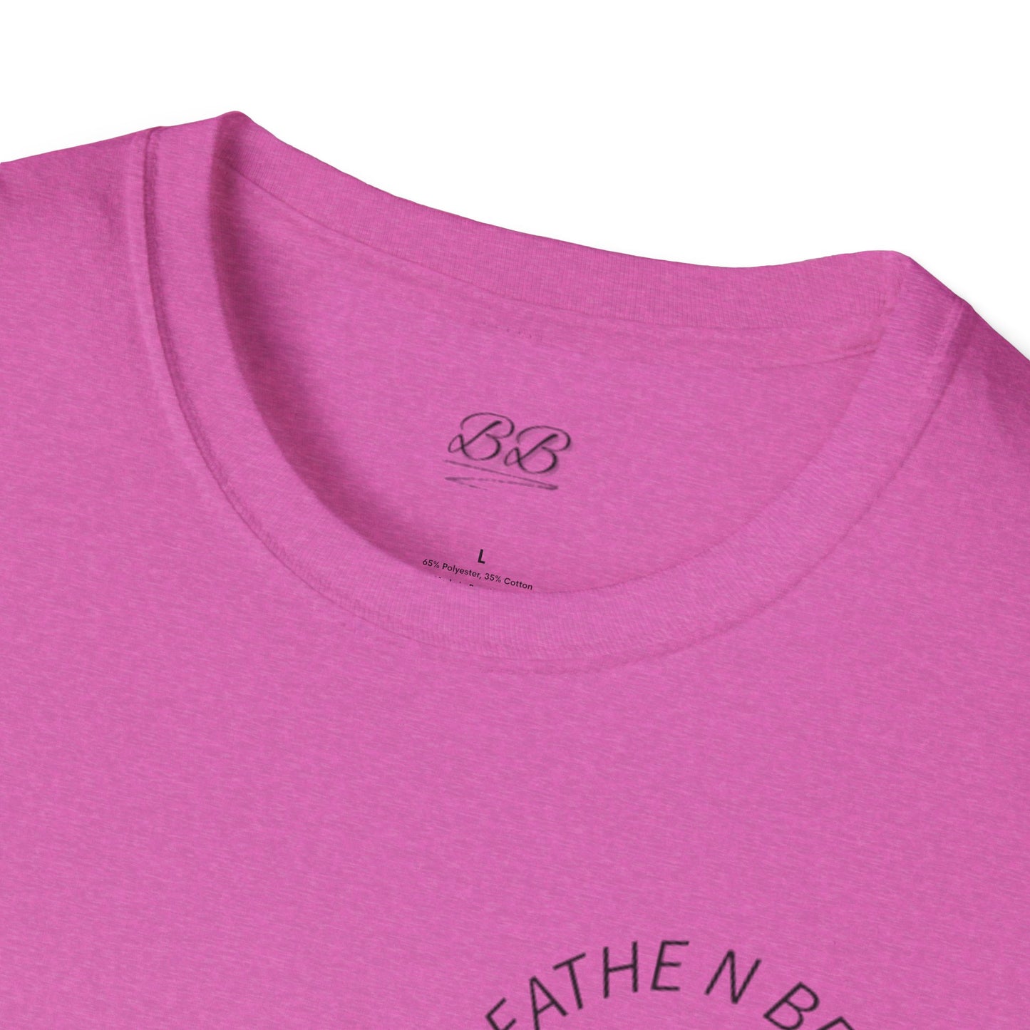 Breathe N Believe Unisex Softstyle T-Shirt - Inspirational Scenery Design