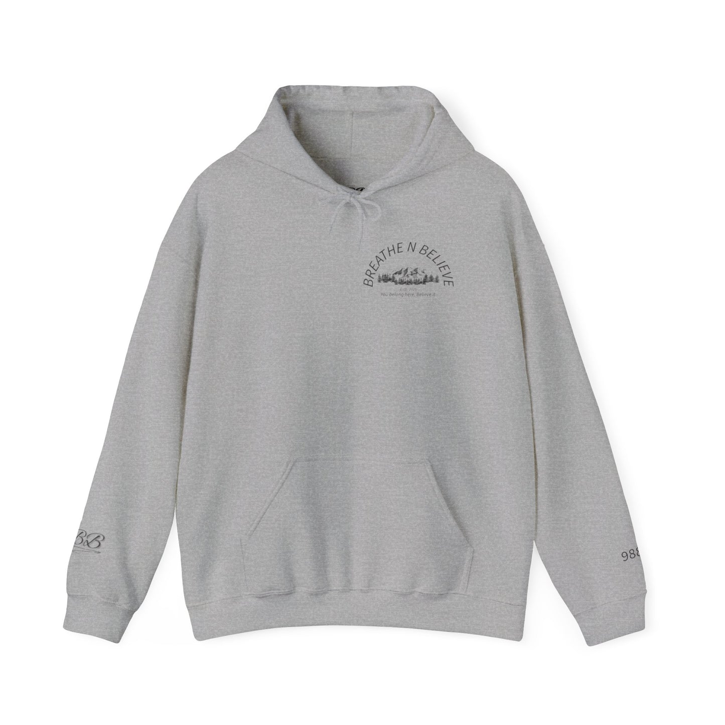 Motivational Unisex Hooded Sweatshirt – You are not alone, This world needs your light.” Tee