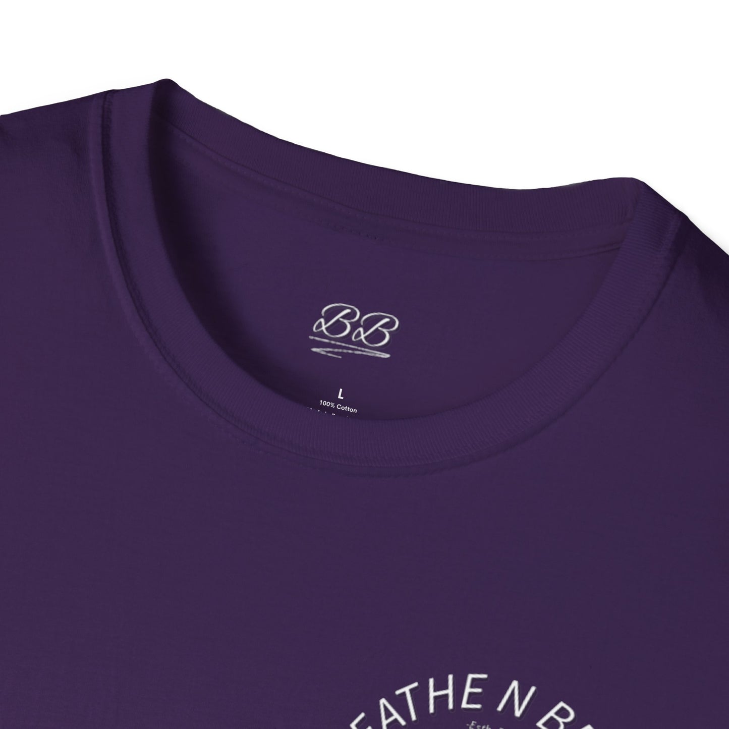Breathe N Believe Unisex Softstyle T-Shirt - Inspirational Scenery Design