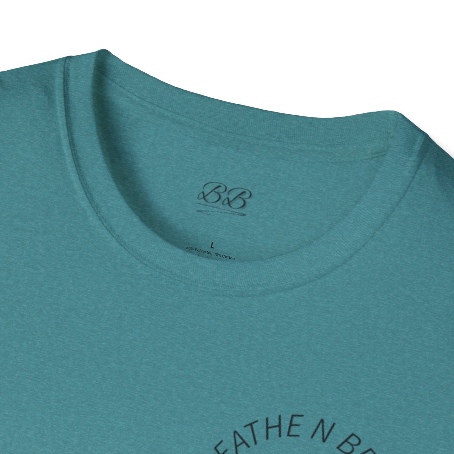Breathe N Believe Unisex Softstyle T-Shirt - Inspirational Scenery Design