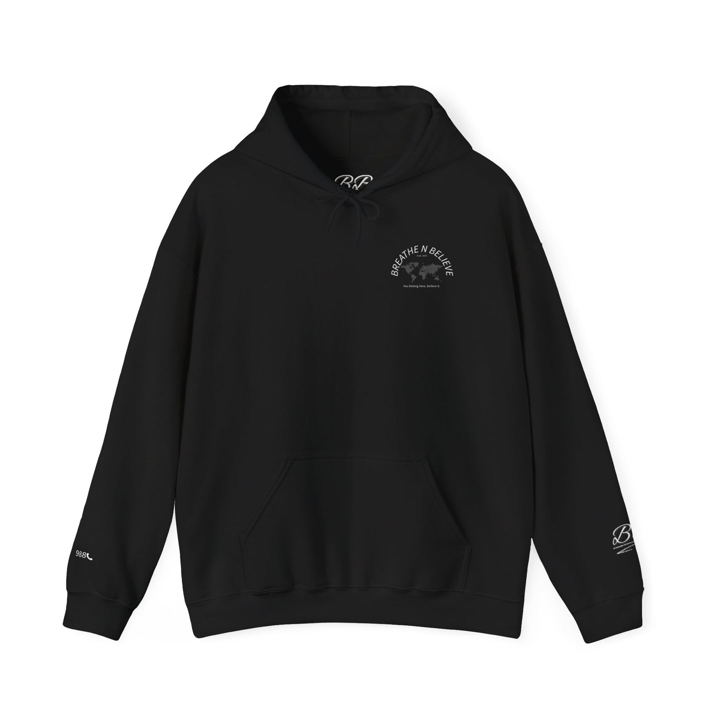 Motivational Unisex Hooded Sweatshirt – You are not alone, This world needs your light.” Tee