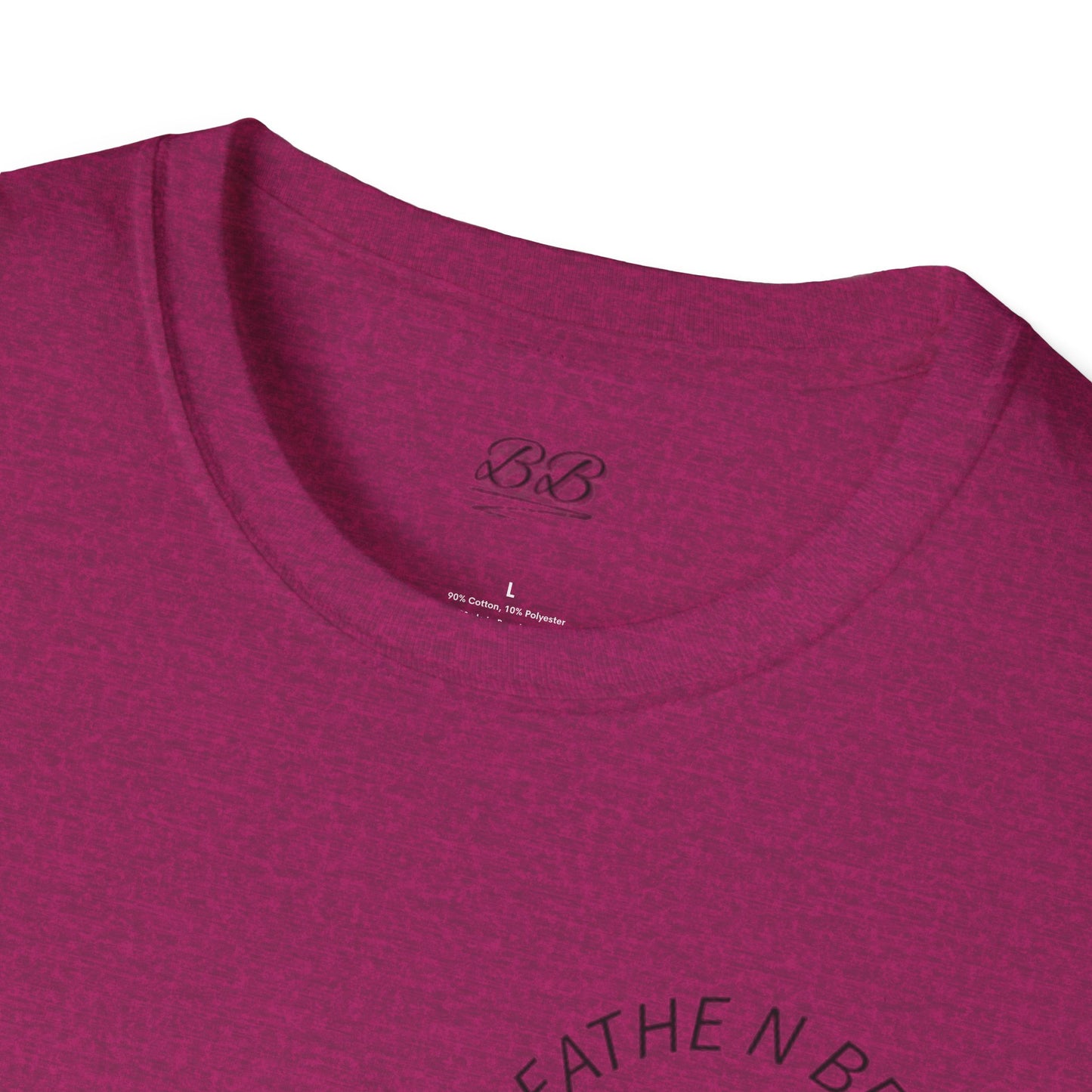 Breathe N Believe Unisex Softstyle T-Shirt - Inspirational Scenery Design